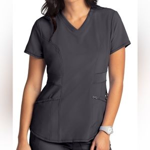NWT Cherokee Infinity scrub top color: Pewter size: small